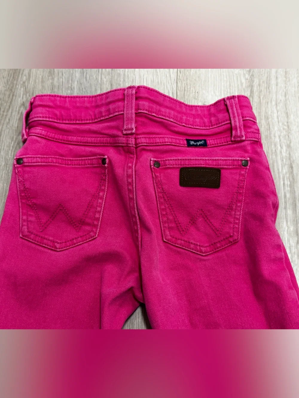 Wrangler Girls Slim Bootcut Jeans Hot Pink 10 Slim with Adjustable Waist Western